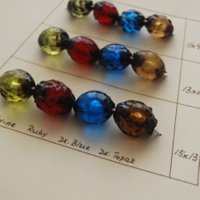 bead sample card