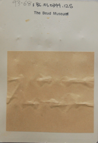 bead sample card