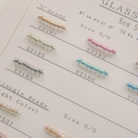 bead sample card