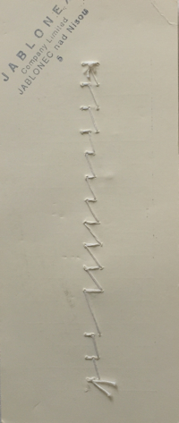 bead sample card